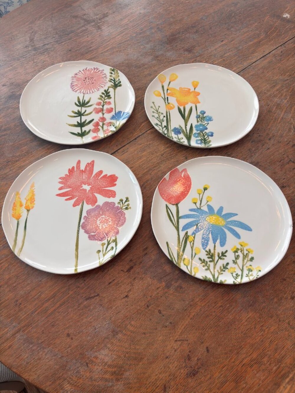 Vietri Fiori di Campo Salad Plates